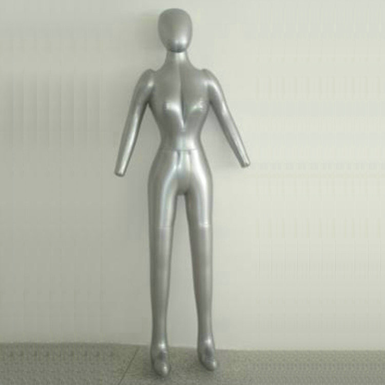 ! female Inflatable PVC mannequin full body with head &amp; arms, mannequin inflated model/clothing display props