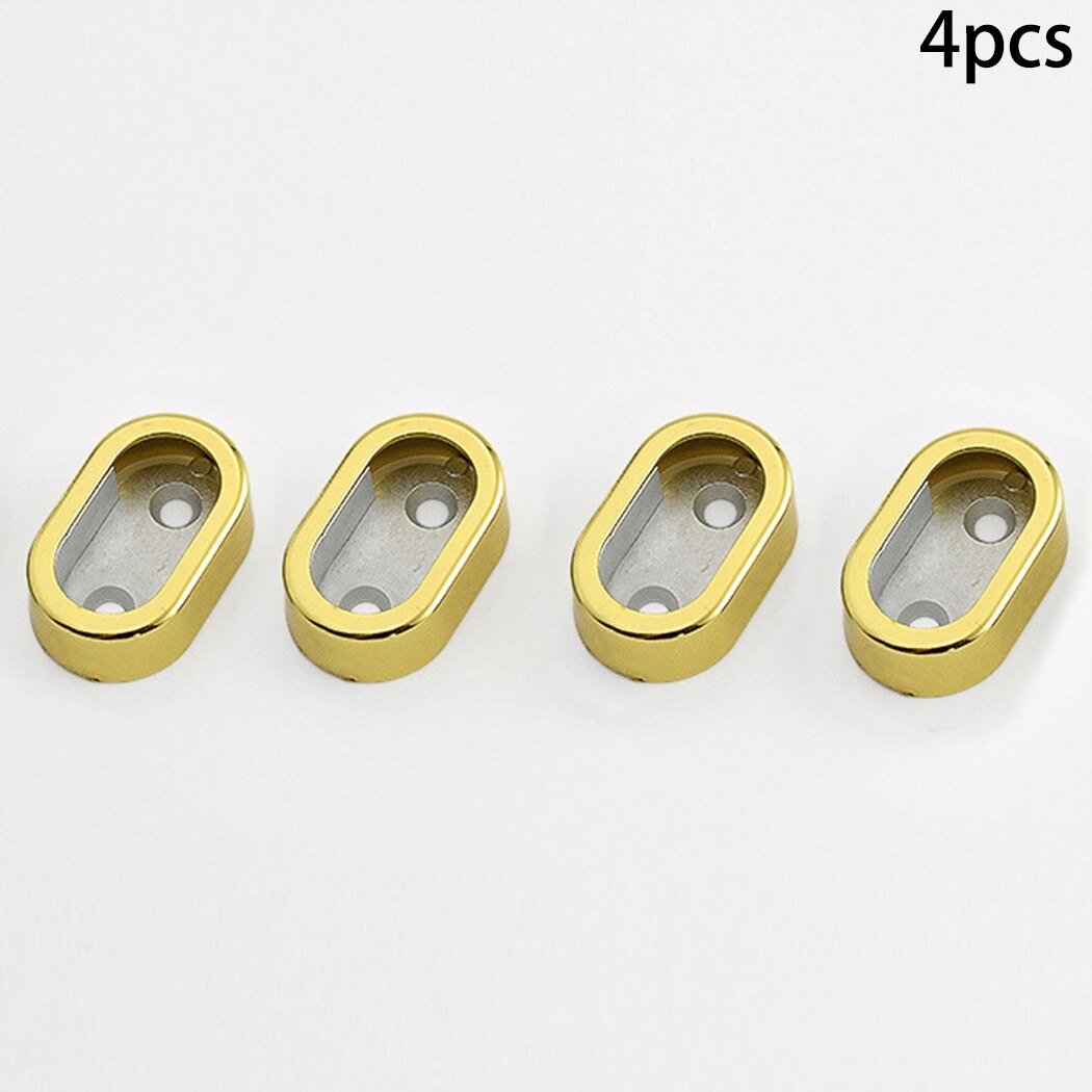 Furniture Bracket 4pcs Round Bracket Stainless Steel Standard Tube Support