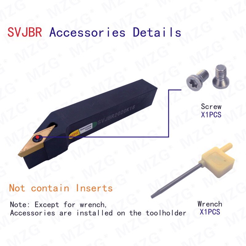 MOSASK SVJBR Adapter SVJBR2020K11 Borning Cutters VBMT Carbide CNC Draaibank Verspanen Externe Draaien Gereedschaphouders