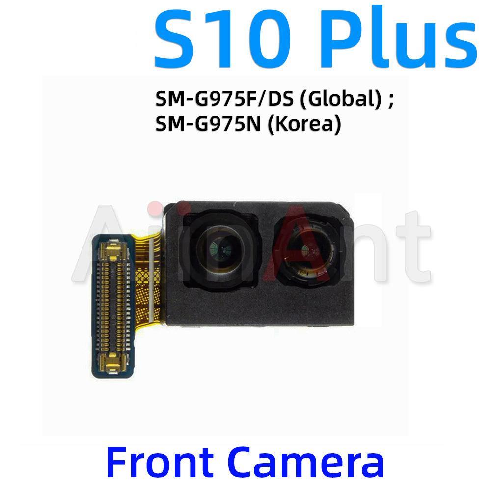 Originálny hlavný zadný fotoaparát pre samsung galaxy  s10 plus lite e  s10e g970 g973 g975 g977 g770 horný predný flex kábel fotoaparátu: S10 plus predné f