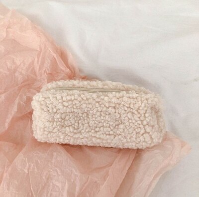thumbnail image 2 of Plush Rainbow Pencil Case For Girls Fluffy Pencil Case Cute Rainbow Pencil Holder Soft Pencil Case Fluffy Pencil Bag Makeup Pouch Colored Storage Bags 2 of 12