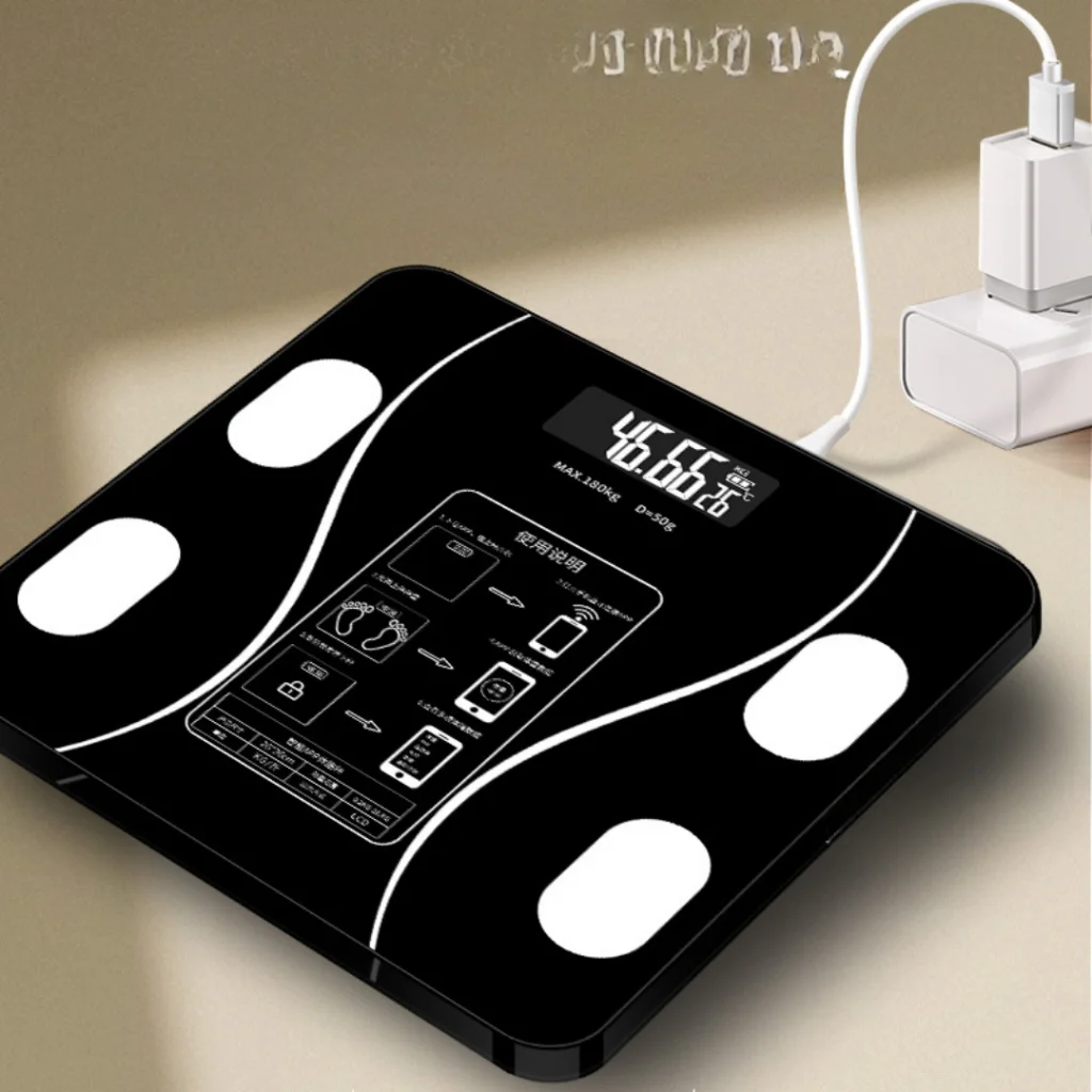 Digital Bluetooth Body Bioimpedance Scale Up To 180kg Cell Phone Result Weighing Scale Weight Weight Scale Body Scale