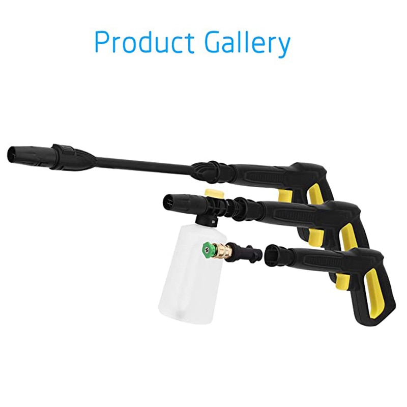 High Pressure Power Washer for Karcher K2~K7 Car Accessories Spray Nozzle Lance Turbo Fan Jet Rod 6M 10M Hose for Car Cleaning