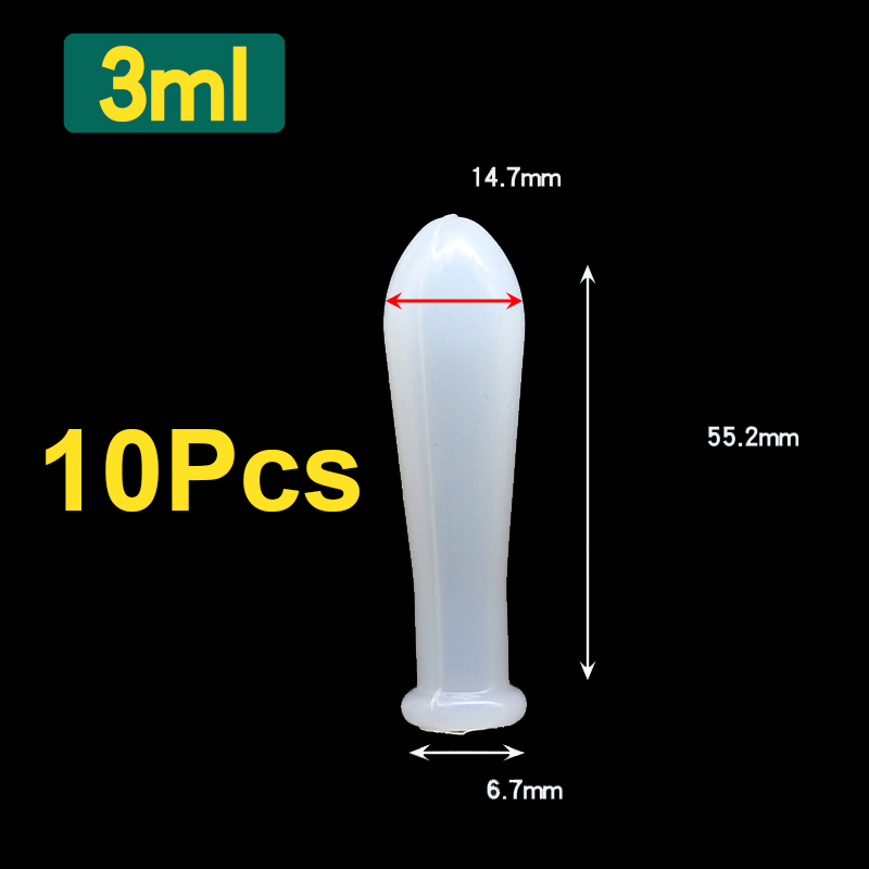 Laboratory dropper suction cap silicone cap calibration pipette rubber suction ball 1ml 2ml 3ml 5ml rubber head 10 pcs: Blue