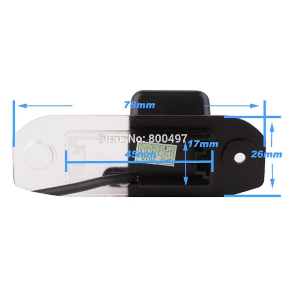 CCD HD Car Rear View Reverse Camera Parking Backup Parking Assistance Camera Waterproof for Volvo XC60 XC90 S40 S40 S80 S80L C70