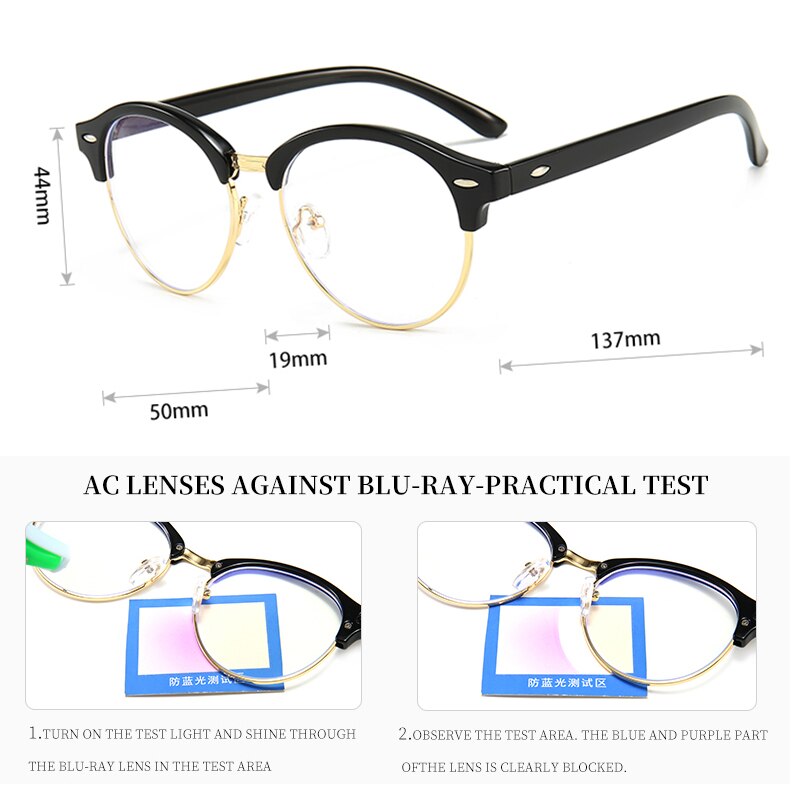 Anti Blue Light Reading Glasses glass Frames Women men Trend Style Brand Optical computer glasses with original box