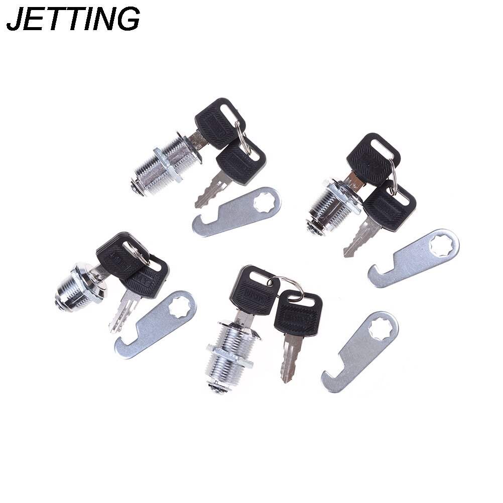 1Pcs Cam Cilinder Sloten Deur Kabinet Mailbox Ladekast Locker Security Meubels Sloten Met Plastic Toetsen Hardware