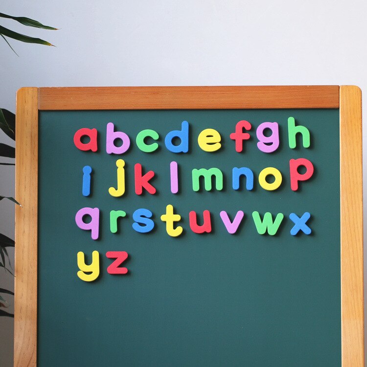 Colorful Capital Letters Small Letter English Alphabet Refrigerator Sticker Fridge Magnet Early Education Board White Board
