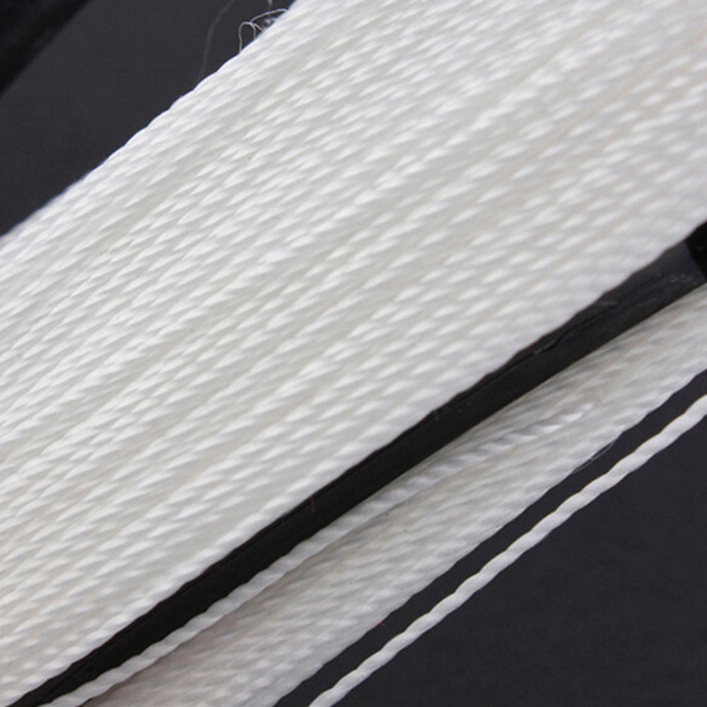 1 Set D Shape Flying Kite Line Plastic + Polyester White Color Line Board Flying Kite Accessories 100M