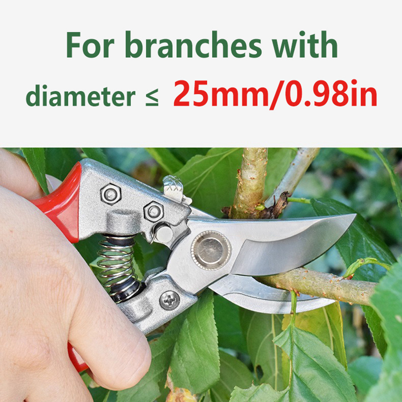 Tijeras de podar de jardinería sin esfuerzo: tijeras de precisión para árboles frutales y ramas para el cuidado del jardín que ahorra mano de obra