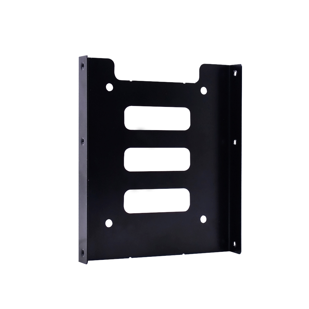 Nero 2.5 "skids Per SSD DA 3.5" Bay caddy vassoio Hard Drive HDD di Montaggio In Metallo Dock Staffa Vassoio adattatore del convertitore Box