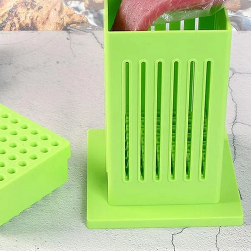 Meat Skewer Maker Wear Meat String Machine Holes BBQ Meat Skewer Tools Tofu Skewer Machine Grill Barbecue Kitchen