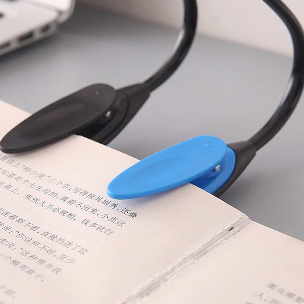 Leeslamp Led Boek Licht Traploze Helderheid Micro Usb Oplaadbare Clip On Lamp Met Flexibele Zwanenhals
