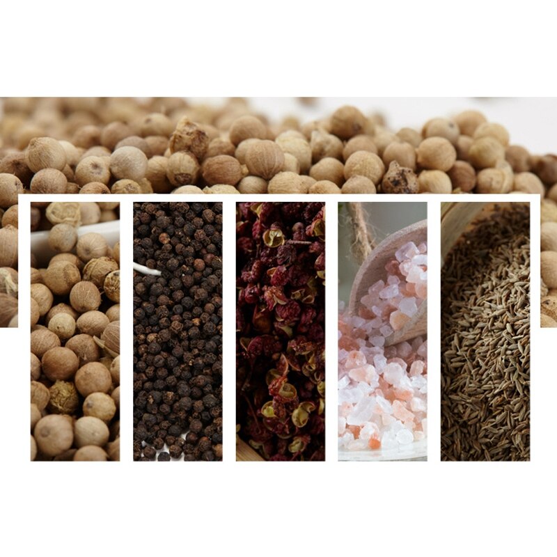 1 PC Salt and Pepper Grinder with Ceramic Grinder Adjustable Coarseness, Pepper Shakers for Fresh Spices White