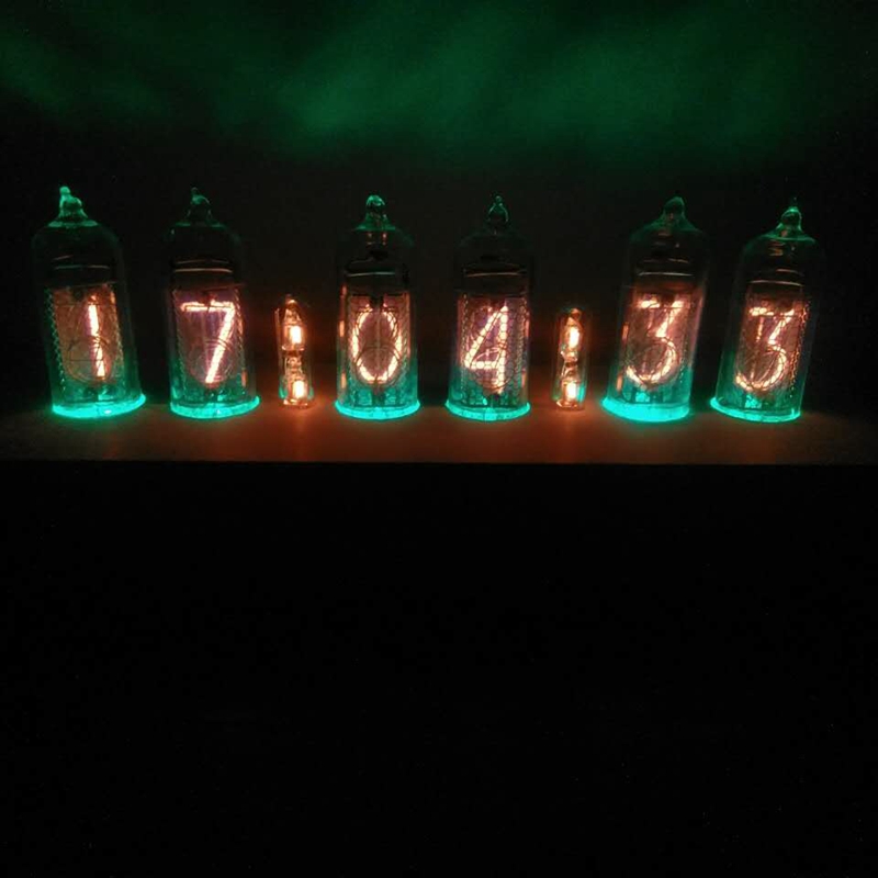 Kit de circuit imprimé d'horloge numérique à LED Nixie, horloge à tube bricolage, , PCBA, sans tubes, In14