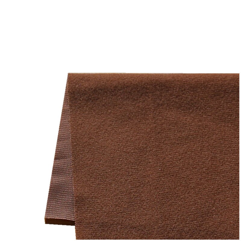 40x50 cm 30 Kleuren Goedkoopste Polyester Loop Fleece Stof Tricot Fluwelen Geborsteld Stoffen voor Patchwork Naaien Doll Gevulde speelgoed Doek: Brown Q0804