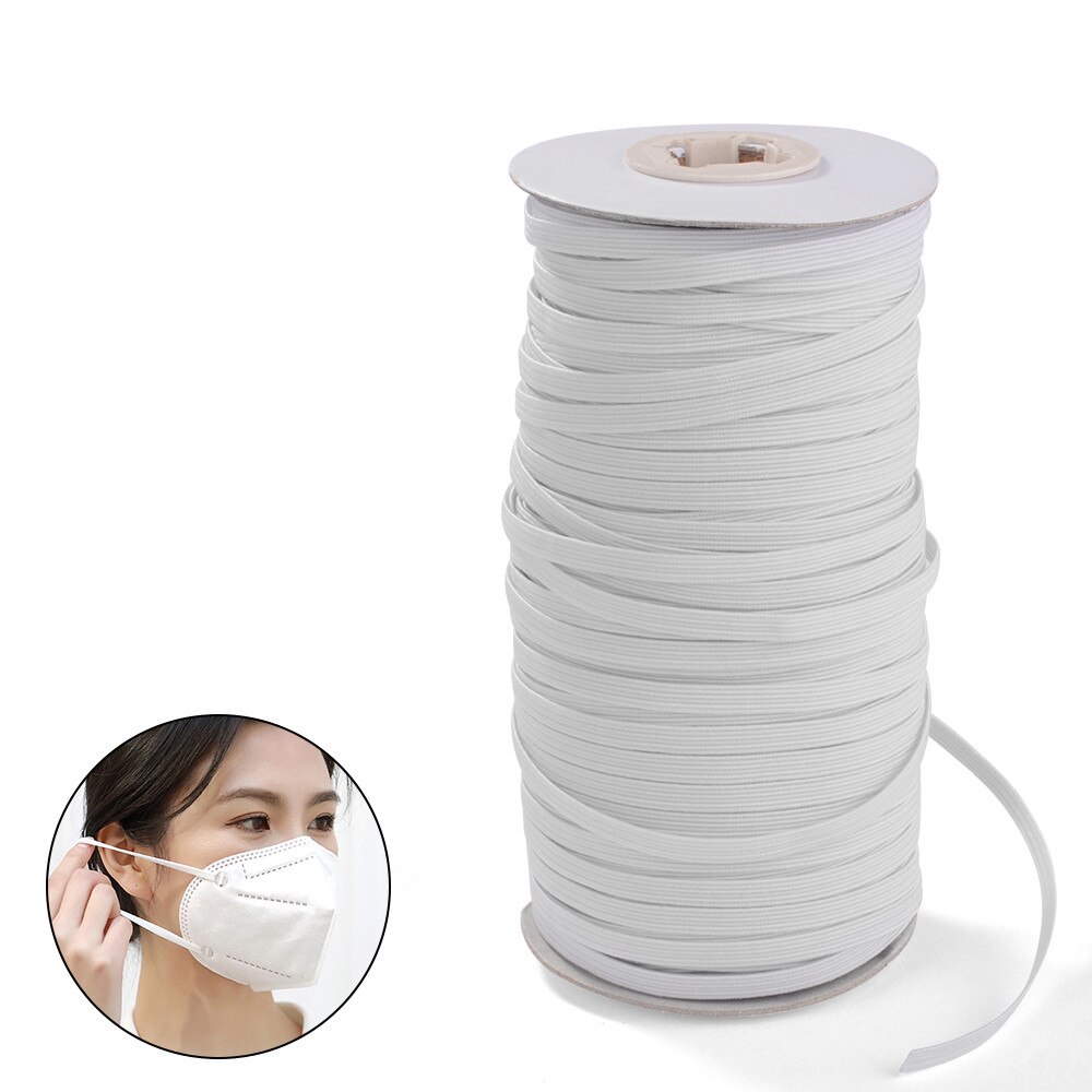 3Mm 6Mm Elastische Bands Diy Touw 3/5/10 Meter Elastische Platte Elastiekjes Taille Band Naaien Touw diy Handgemaakte