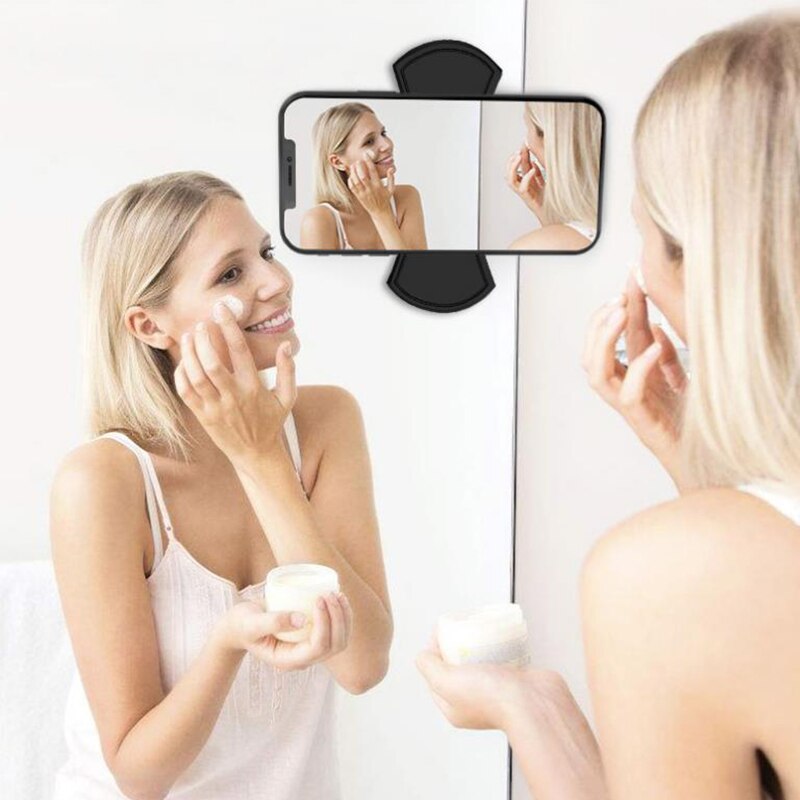 2 Pcs Multifunctional Gel Pads Anywhere Sticky Phone Holder Universal Fixate Pad Car Bracket Wall Holder