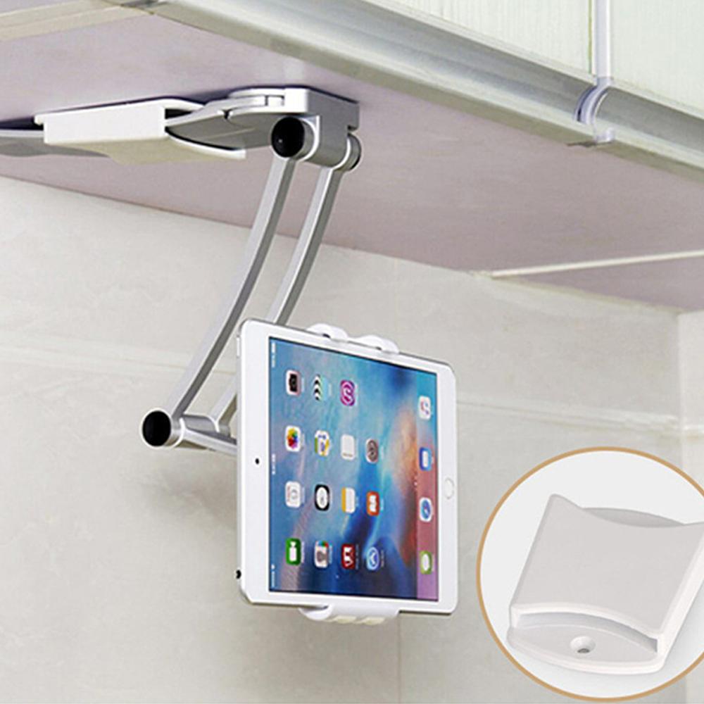 AZiMIYO support de tablette en métal cuisine bureau ipad support pour téléphone pour utilisé dans la cuisine tenture murale salle de bain support paresseux