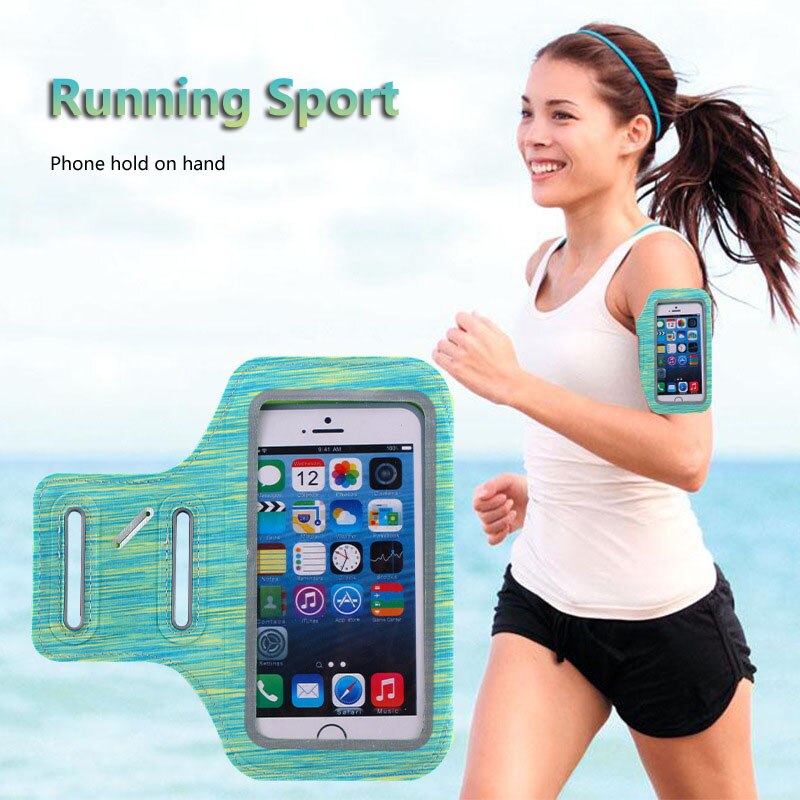 5.7'' Running Sports Phone Case On Hand Phone Holder Brassard Arm band For Samsung S10 S10e iPhone X XR 7 8 Plus Armbands Bags