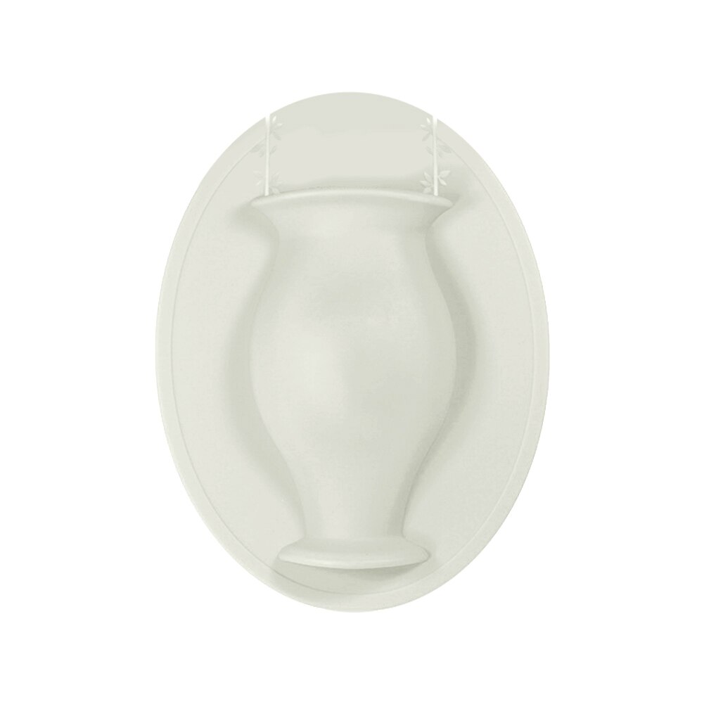 Silicone Additive Sticky Vase Easy Removable Wall And Fridge Flower Plant Vases DIY Home Decoration Accessories: Milk White