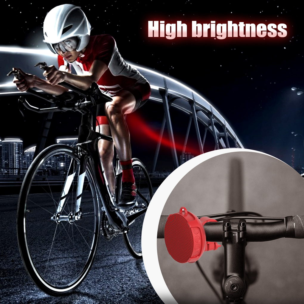 Bike Speaker 5W Wireless Cycling Handlebar Soundspeaker IPX7 Waterproof Outdoor Bluetooth-compatible Bicycle Loudspeaker