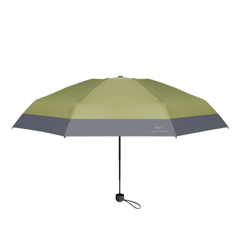 8 ribber mini paraplyer vindtett anti -uv 5 sammenleggbar vinyl paraply bærbar reise regn kvinner menn låve lomme paraply parasoll