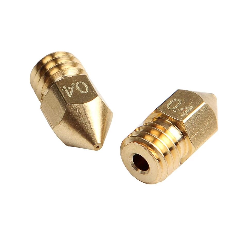 1 jeu 0.4MM MK8 buse 15 buses extrudeuse 10 aiguilles de nettoyage 2 pinces à épiler 1 boîte de rangement transparente pour Makerbot CR-10 M6 fil