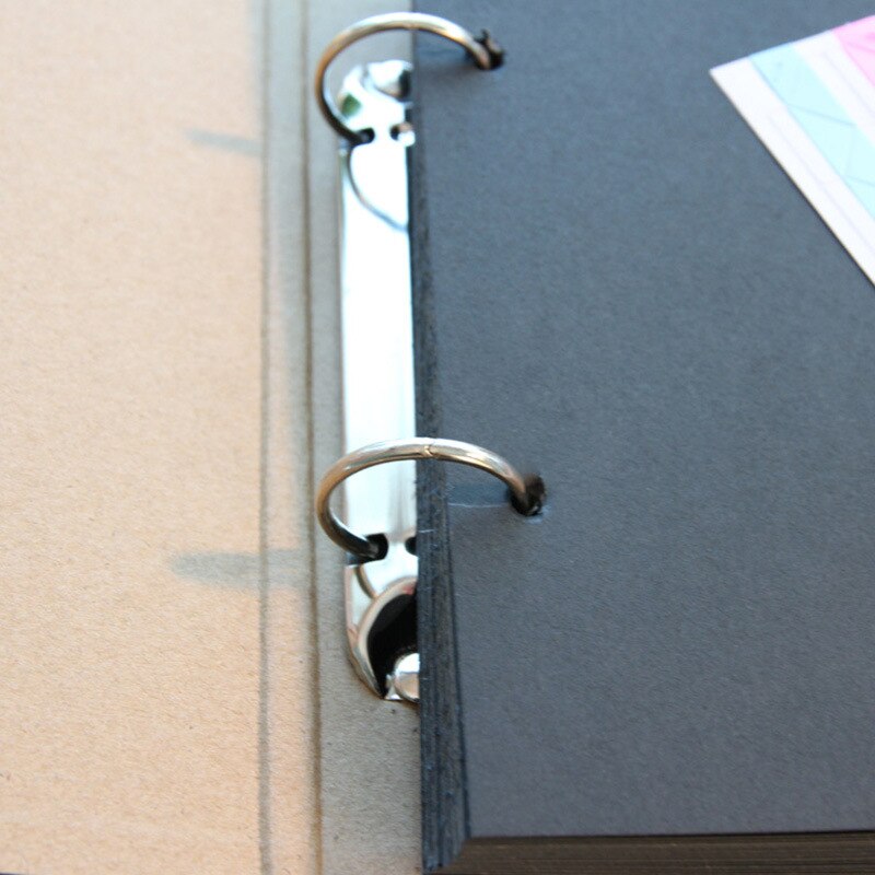 10 inch Photo Albums Black Clapper Board Self-Adhesive Photo Album Photos Memory Record Scrapbook Wedding Birthday