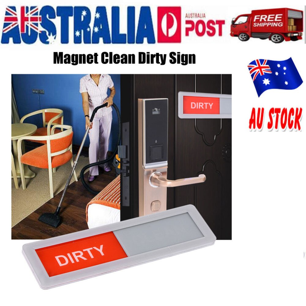 Dishwasher Magnet Clean Dirty Sign Strong Magnet Indicator Tells Whether Dishes Are Clean or Dirty (Gray)