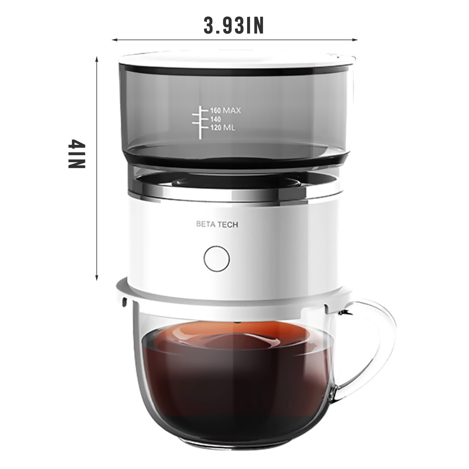 Portable Coffee Machine Automatic Battery Hand Drip Coffee Maker Machine Coffee Powder Companion Cafetera Espresso Machine Home
