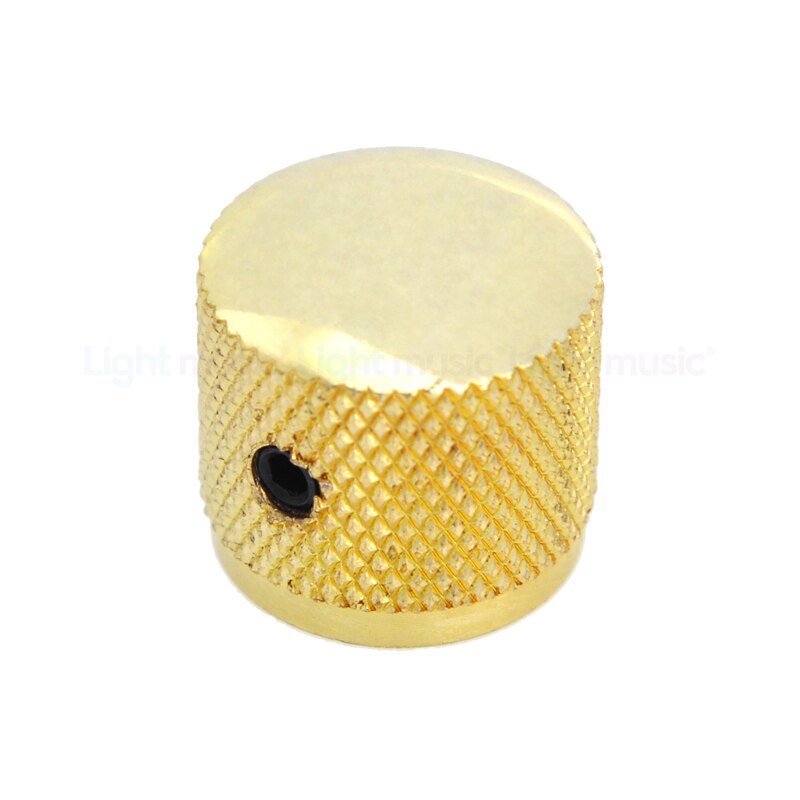 Manopola del volume del tono della chitarra professionale in metallo Potenziometro Cappello Cappello Parti di chitarra di grandi dimensioni Manopola di spinta con foro Accessori Guitarra