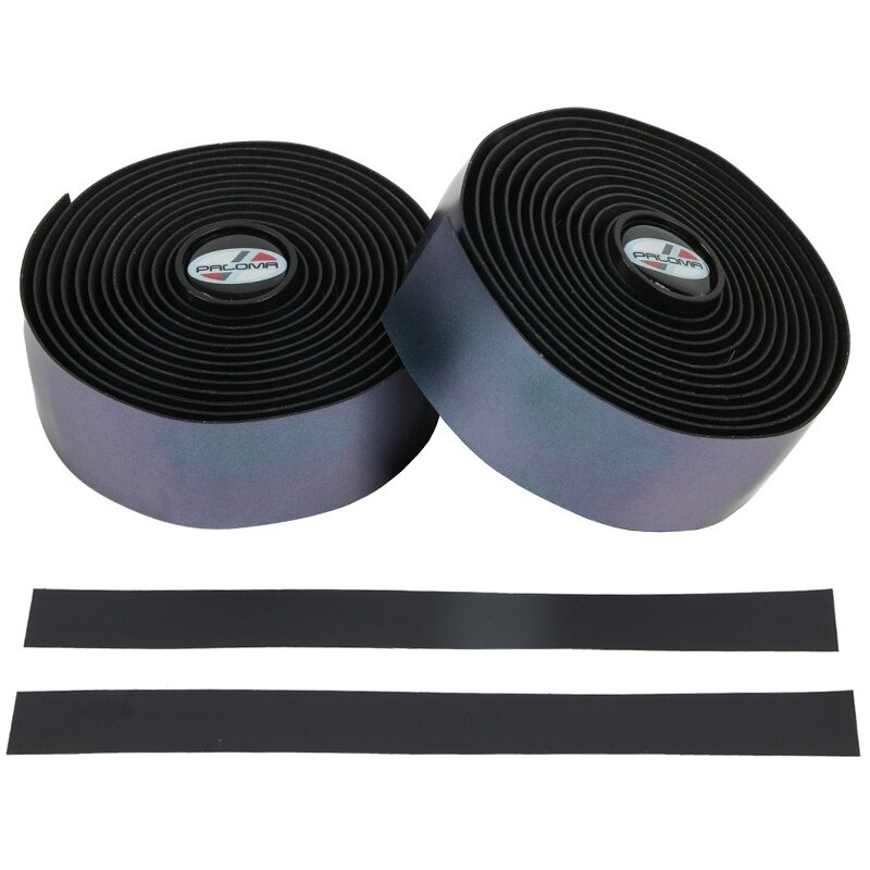 Landeveissykkel sykkelstyre kork eva pu bar tape aurora light styrekran sykling demping antivibrasjonsomslag med 2 bar plugg