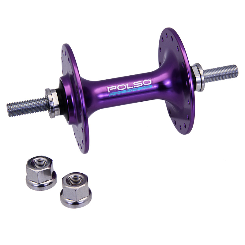 POLSO 20/24H 32/32H FIXIE TRACK BIKE HUB USE FOR FIXED GEAR BICYCLE: PURPLE
