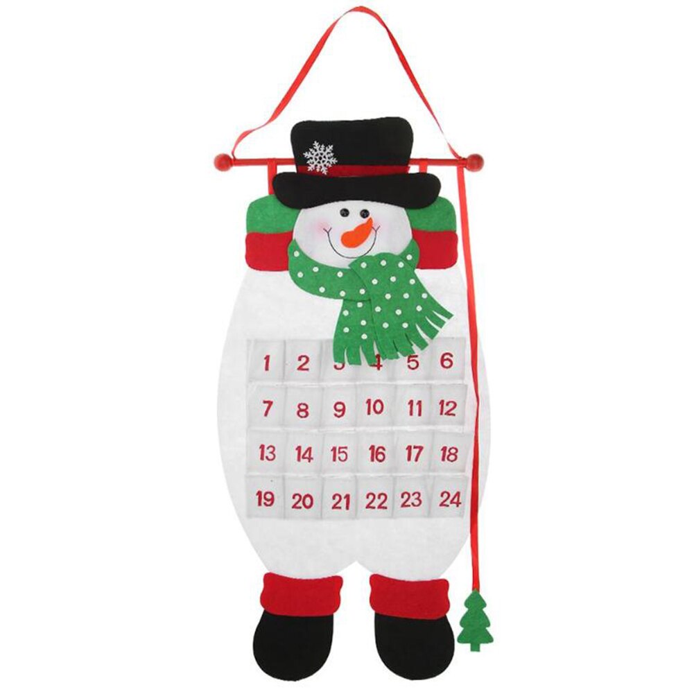 neue Weihnachten Advent Kalender Filz Stoff Countdown Weihnachten Baum Dekor Liefert