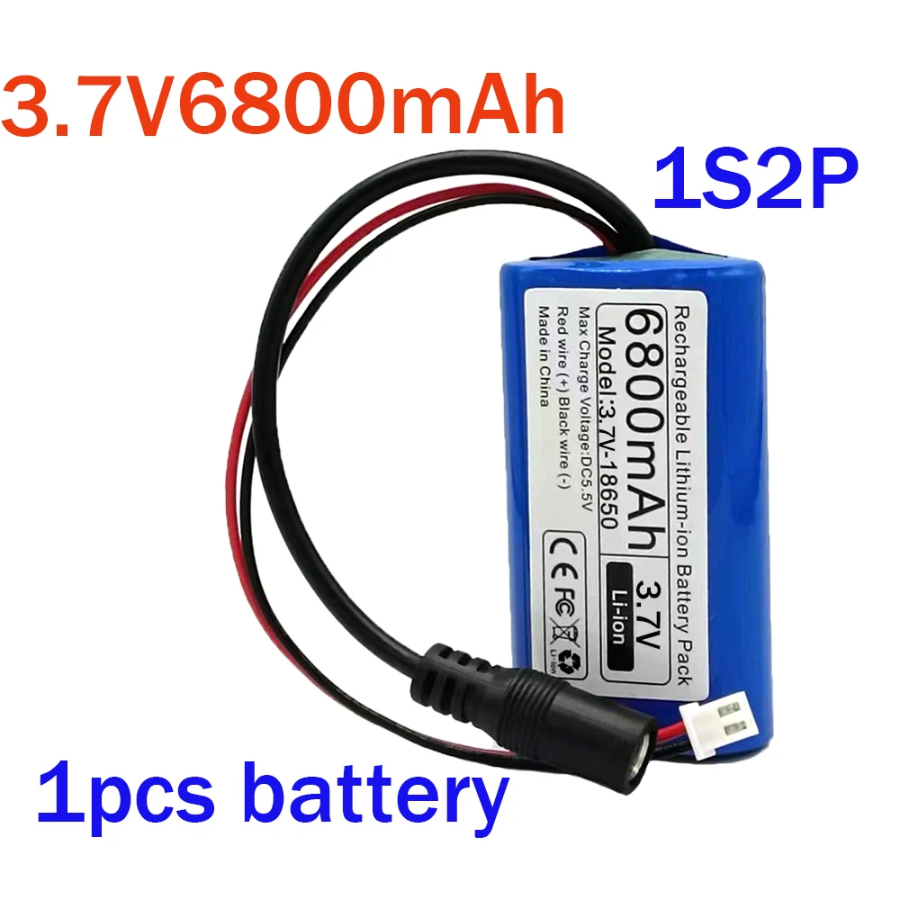 Microcontrolador de batería de litio 3,7 recargable, luz LED para exteriores, Altavoz Bluetooth, fuente de alimentación de respaldo de Audio, 18650 V, 1s2p, 1s3p: Oro