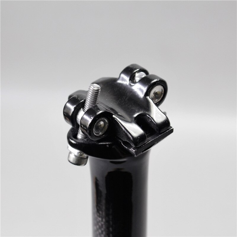 Carbon Fiber Bike Seatpost 30.4 x 400mm Bicycle Seat Tube 3K Glossy Road/Mtb Cycling Carbon Seat