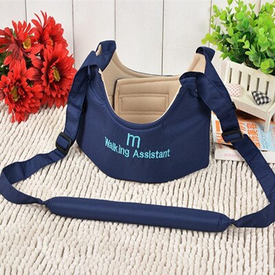 Herbabe Loopstoeltje Voor Baby Peuter Zachte Harness Assistant Rugzak Leash Voor Kind Kids Elastische Baby Leren Lopen Riem: Navy blue