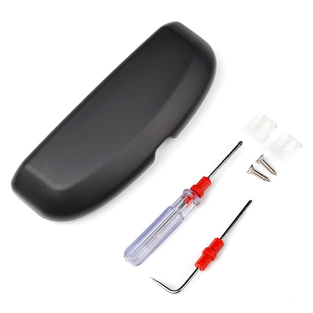 Dla BMW 1 2 3 4 5 7 serii X1 X3 X4 X5 X6 samochodu pudełko na okulary uchwyt robić przechowywania etui na okulary f30 F10 F15 F16 F34 G30 G01 G11 E70 E71: czarny