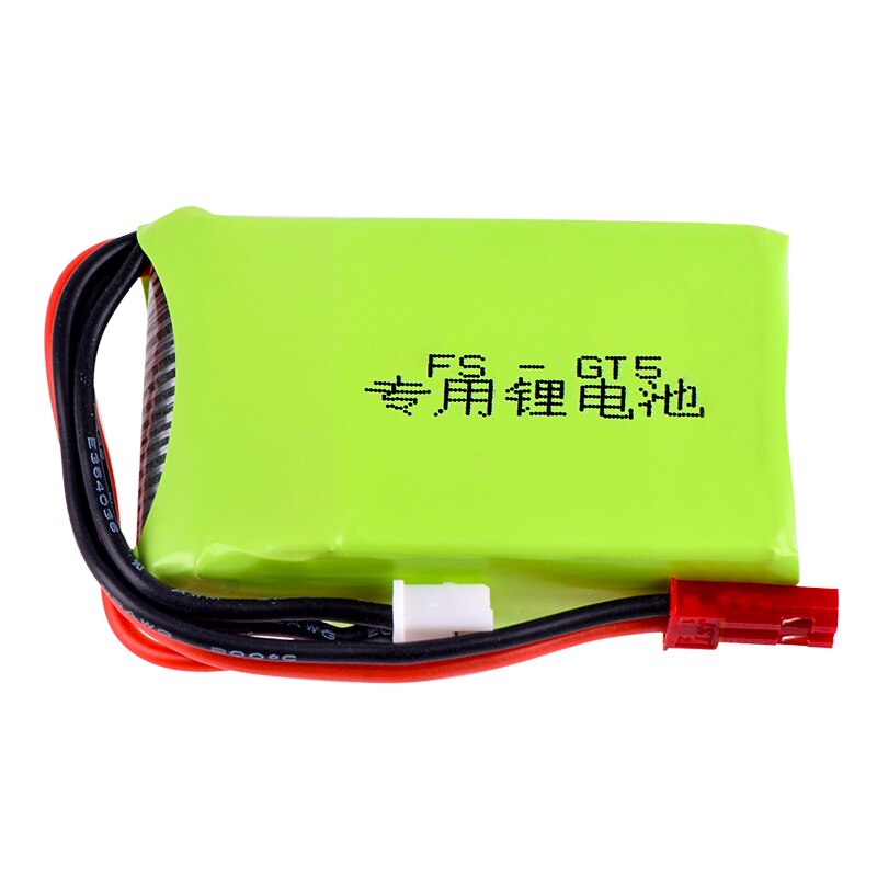 7.4v 1500mah 2S RC Lipo Batterij Past voor Flysky FS-GT5 2.4G 6CH Zender voor RC Auto boot Afstandsbediening: 1 pcs