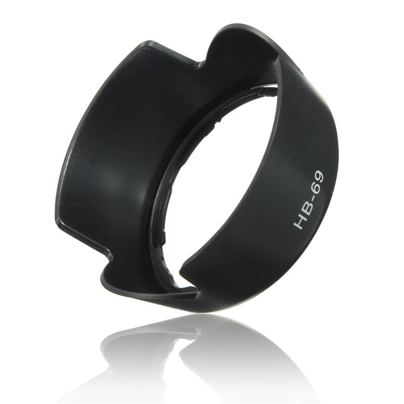 HB-69 Camera Lens Hood for Nikon AF-S DX 18-55mm F/3.5-5.6G VR II 52mm Good Shape Plastic Hood for Nikon D3200/D3300/D5200/D5300