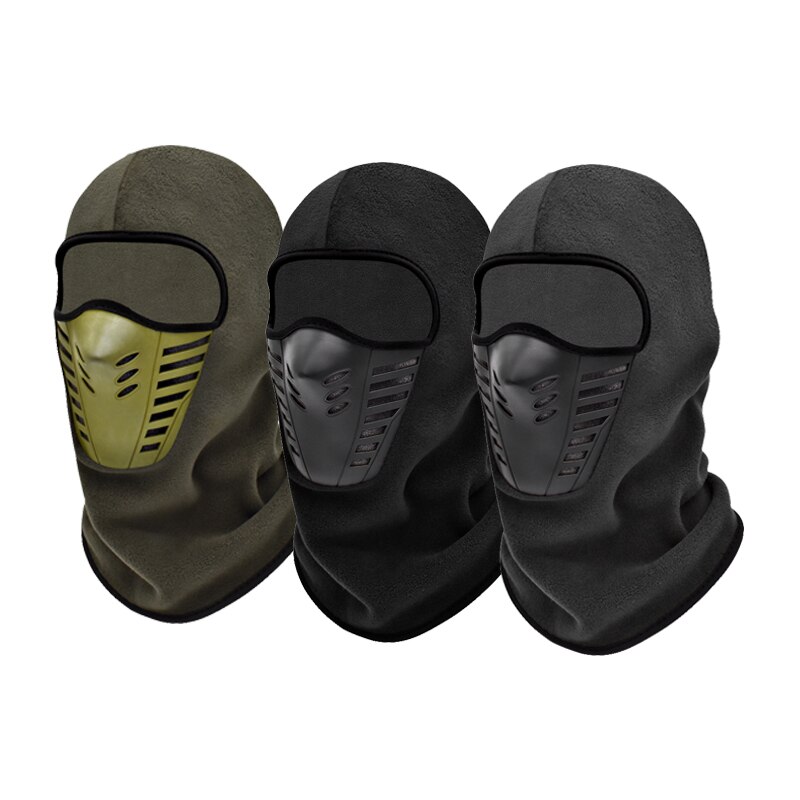 Winter Fleece Warm Fietsen Cap Balaclava Ski Mask Cover Waterdicht Winddicht Wandelen Skiën Mannen Helm Liner Hoed