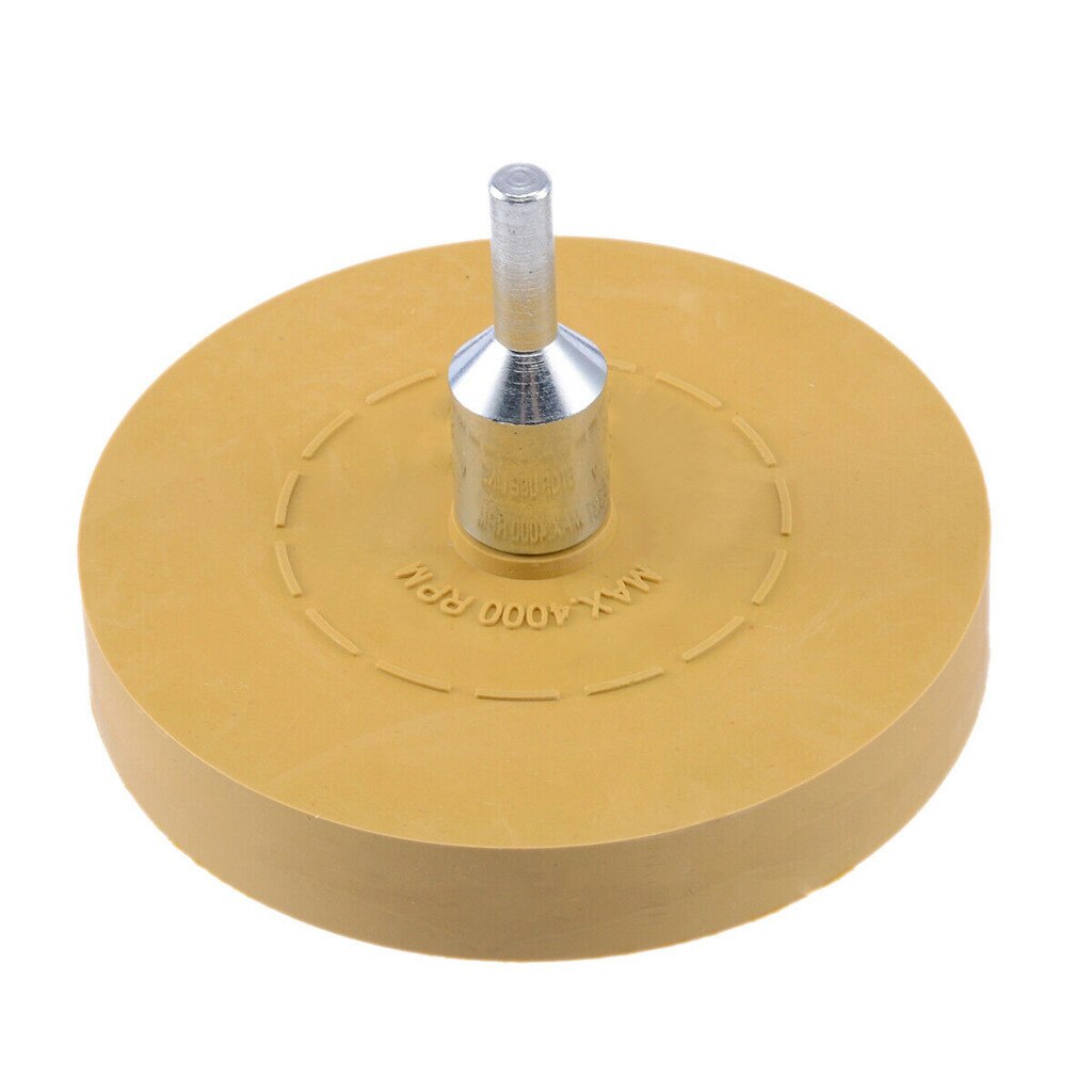 Rubber Eraser Wheel 3.5 Inch 88mm Decal Car Glue Adhesive Sticker Removal Pinstripe Sticker Decal Remover Repair Paint Tool #45