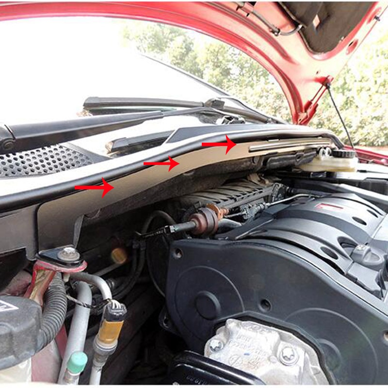 Automóvil del Parabrisas Delantero Del Coche Placa de Captación de agua de Agua Repelente de Colección Caja de Soporte Soporte Para Citroen C4