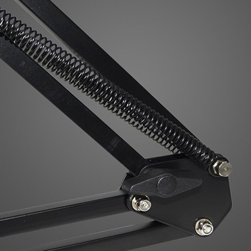 Microphone Boom Stand, Boom mic arm,Adjustable Desktop Suspension Boom Scissor Mic Stand,Table Mounting Clamp, for Live Broadcas