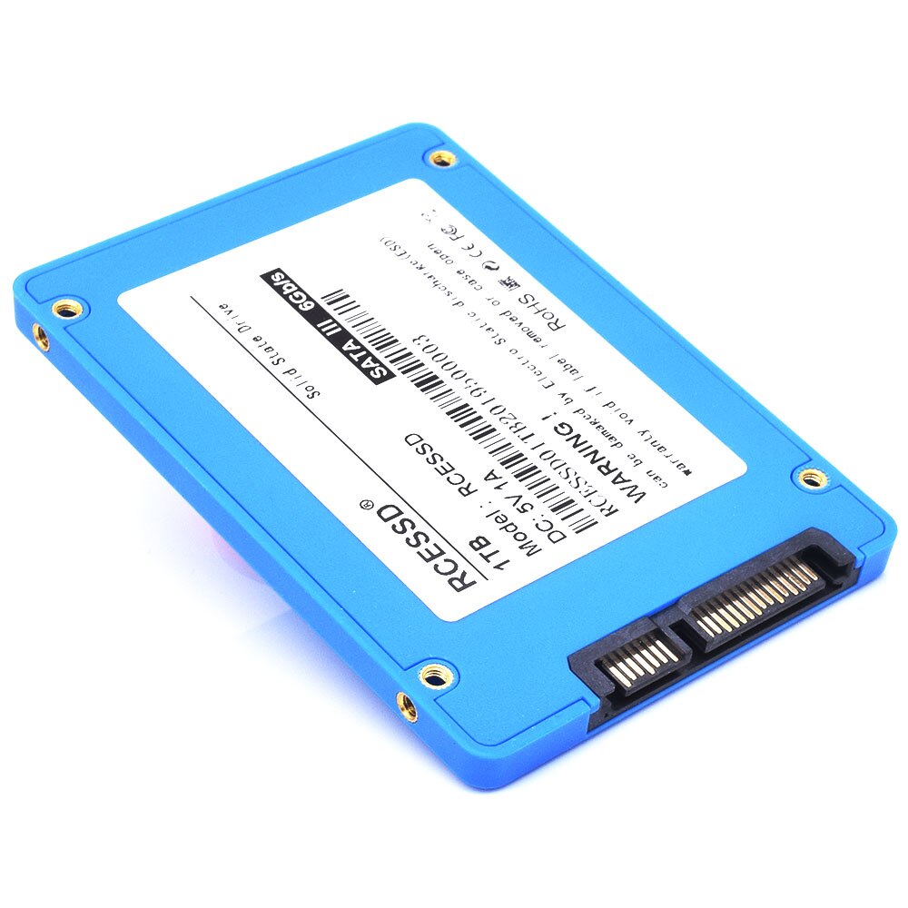 RCESSD plástico 2,5 pulgadas SATA SSD 128GB 256GB 512GB 1TB SSD 1TB disco interno de estado sólido 2,5 SSD SATA para ordenador portátil de escritorio