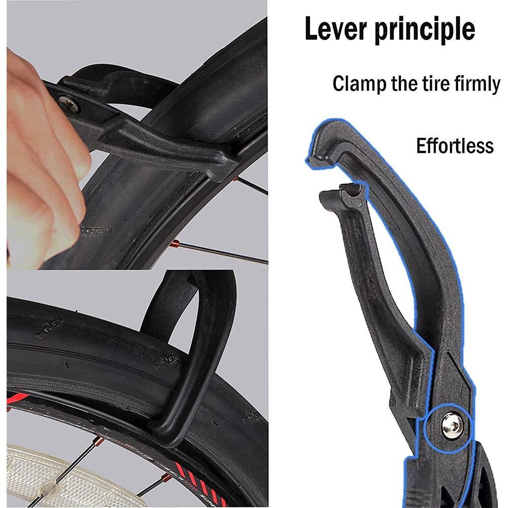Bicycle Tire Replace Tool Bike Tire Bead Jack Lever Tool Removal Clamp Tire Cycling Tool for Difficult Bike Tire Cycling Tools