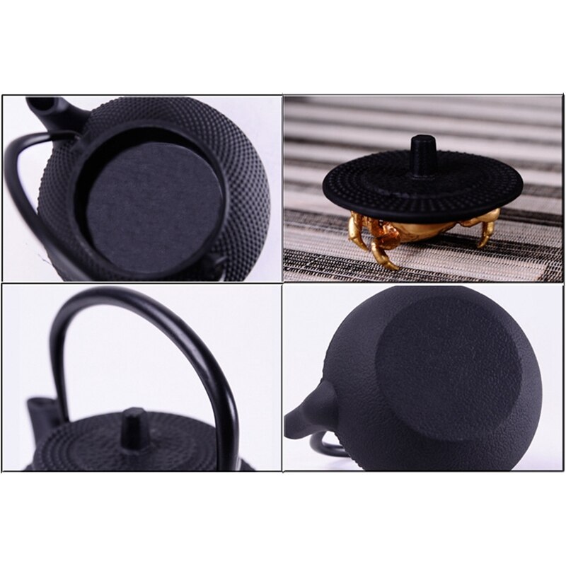 Xd -50ml japansk stil støbejern kedel tekande kommer + si tekande