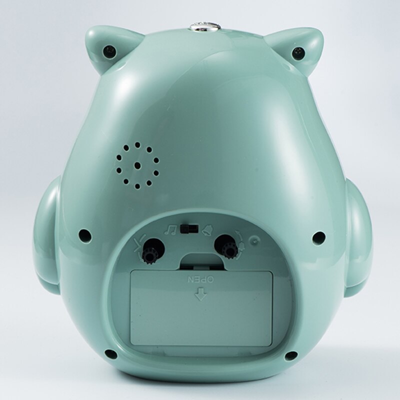 Horloge de bureau chouette muette de dessin animé | Joli réveil d'étudiant, réveil de Table, horloge avec rétro-éclairage, pour enfants