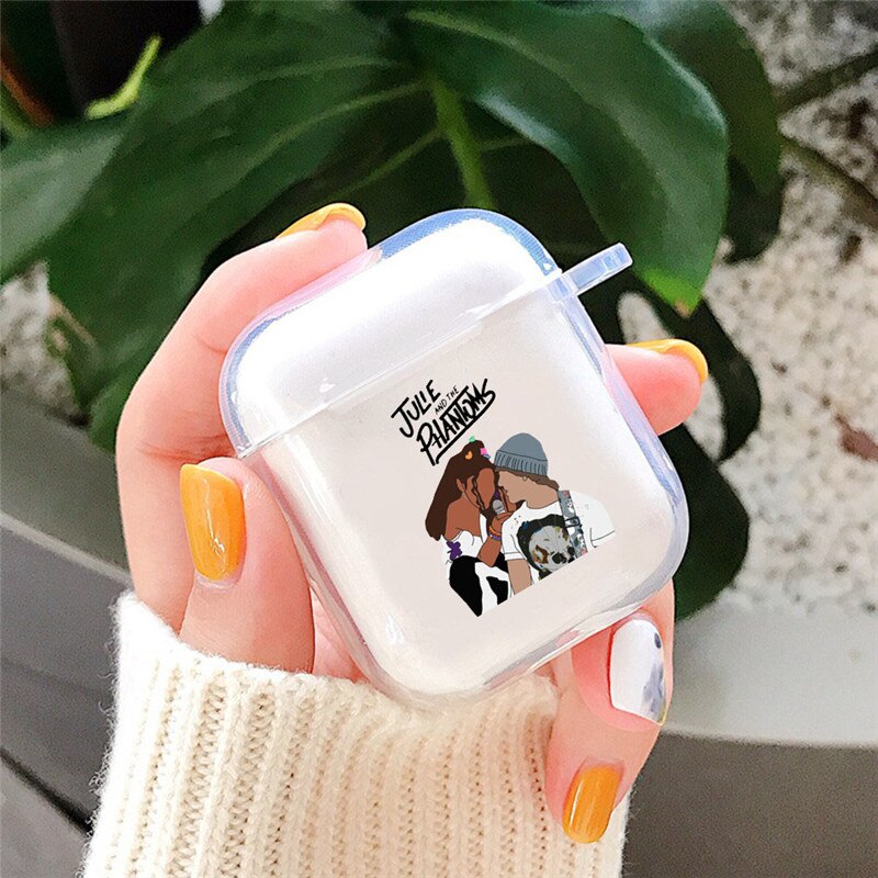 Julie and the phantoms oordopjeshoesje voor airpods 2 1 draadloze bluetooth oordopjeshoesje hoofdtelefoonhoesje voor airpods 2